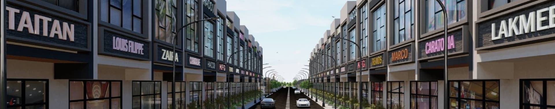 Commercial Projects in banner