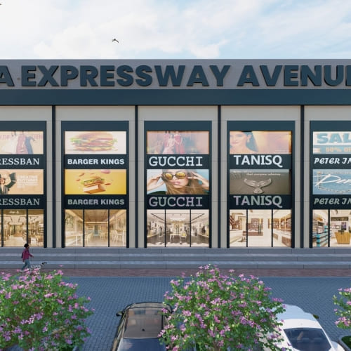 Shops, Plots and Villas