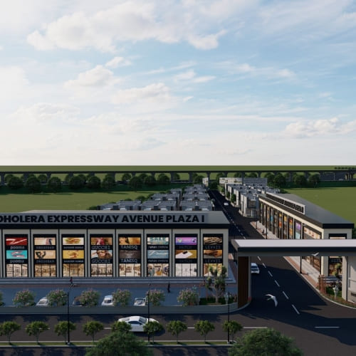 Shops, Plots and Villas