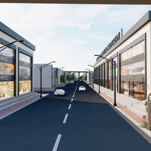 Shops, Plots and Villas